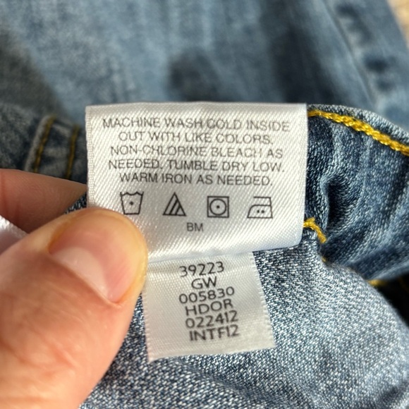 Hanna Andersson Embroidered Girls Jeans - size 140 - Picture 10 of 10